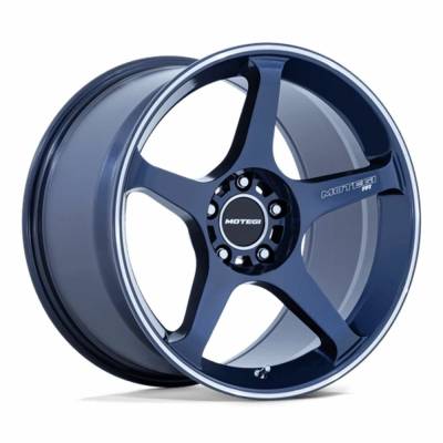 Motegi - Motegi Wheels MR159 BATTLE V 18x9.5 5x4.5 0mm Obsidian Blue MR159LD18951200