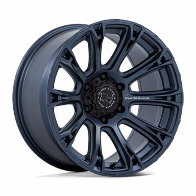 Black Rhino Hard Alloys - Black Rhino Wheels BR020 DIAMONDBACK 17x8.5 5x4.5 25mm Black BR020MX17851225
