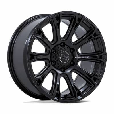 Black Rhino Hard Alloys - Black Rhino Wheels BR020 DIAMONDBACK 18x9 5x4.5 12mm Black BR020MX18901212