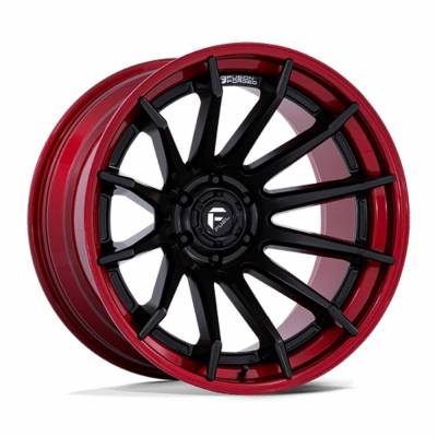 Fuel 1PC - Fuel Off Road FC403 BURN 20x9 5x5.0 1mm Matte Black/Red FC403MQ20905001