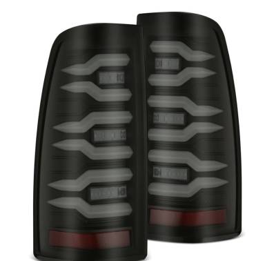 AlphaRex - AlphaRex 620006 Black LED Taillights for 99-06 Chevrolet Silverado & GMC Sierra