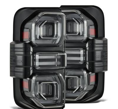 AlphaRex - AlphaRex 659010 Prismatic LED Black Taillights for 21-25 Ford Bronco