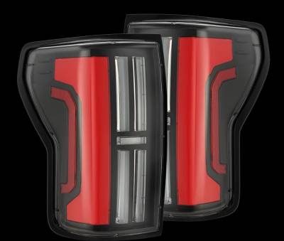 AlphaRex - AlphaRex 670052 Black/Red Prismatic LED Taillights for 07-13 Toyota Tundra