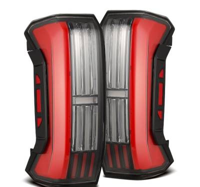 AlphaRex - AlphaRex 673002 Black/Red Prismatic LED Taillights for 22-24 Toyota Tundra