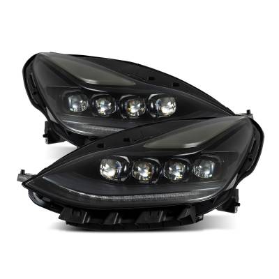 AlphaRex - AlphaRex 880859 LED 4-Projector Headlights for 17-23 Tesla Model 3 & Y