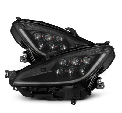 AlphaRex - AlphaRex 880876 Black LED Projector Headlights for 21-23 Toyota GR86 Subaru BRZ