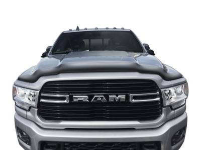 Husky Liners - Husky Liners 2877004 Aeroskin Hood Protector Matte Black Low Profile