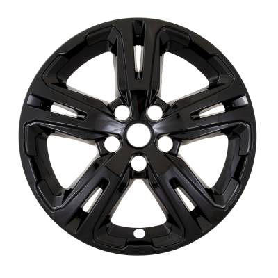 Coast To Coast - Coast To Coast IMP514BLK Wheel Skin 17" 5 Double Spoke Gloss Blk Snap-On ABS 4pc