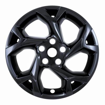 Coast To Coast - Coast To Coast IMP509BLK 17" Wheel Cover 5 Y-Spokes Gloss Black Hub Cap 4Pc