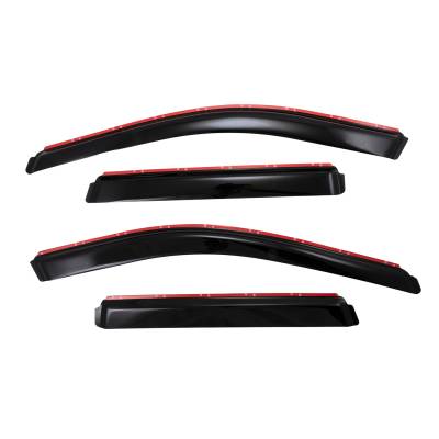 TrailFX - TrailFX 4252IC Low Profile In-Channel Smoke Window Vents 4Pc