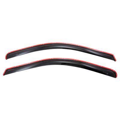 TrailFX - TrailFX 2446IC 2PC Low Profile In-Channel Smoke Acrylic Window Vents