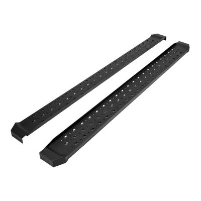 TrailFX - TrailFX RBW21B Running Board Black Steel Rocker Panel Mount 300LB