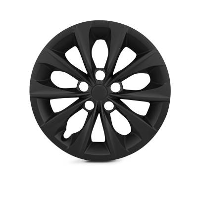 Winjet - Winjet CHB-5114-BP-16 16" Wheel Cover Hubcaps 4Pc Matte Black for Toyota Camry