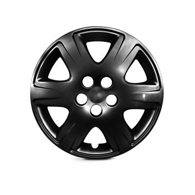 Winjet - Winjet CHB-5108-BL-15 15" Wheel CoverHubcaps 4PC Black for 05-08 Toyota Corolla