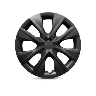 Winjet - Winjet CHB-5117-BL-15 15"Wheel Cover Hubcaps 4Pc Black for 14-19 Toyota Corolla