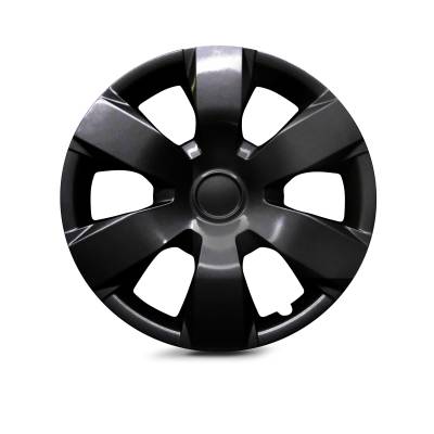 Winjet - Winjet CHB-5118-BL-16 16" Wheel Cover Hubcaps 4PC Black for 07-09 Toyota Camry