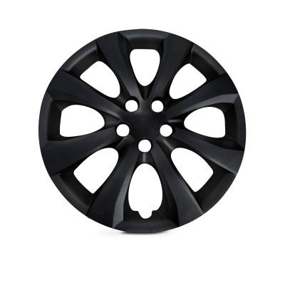 Winjet - Winjet CHB-5112-BP-16 16" Wheel Cover Hubcaps 4PC Matte Blk for Toyota Corolla