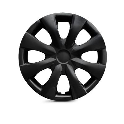 Winjet - Winjet CHB-5115-BL-15 15" Wheel Cover Hubcaps 4PC Black for 09-13 Toyota Corolla