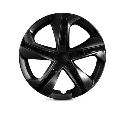 Winjet - Winjet CHB-5106-BL-16 16" Wheel Cover Hubcaps 4PC Black for 16-21 Honda Civic