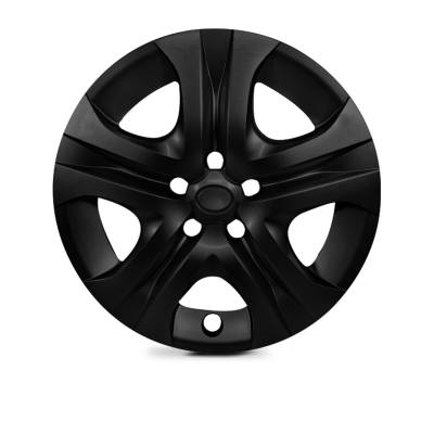 Winjet - Winjet CHB-5107-BP-17 17" Wheel Cover Hubcaps 4PC Matte Black for Toyota RAV4