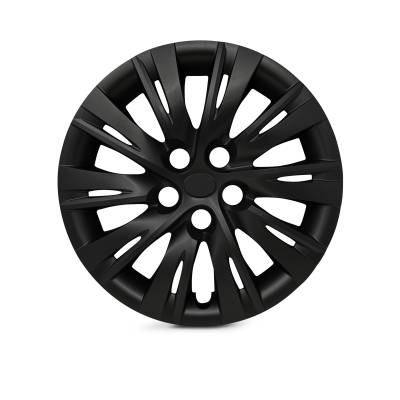 Winjet - Winjet CHB-5113-BP-16 16"Wheel CoverHubcaps 4PC Matte Black for 12-14 Camry