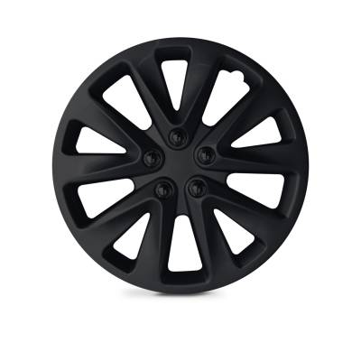 Winjet - Winjet CHB-5070-BP-16 16" Universal Wheel Cover Hubcaps 4Pc Matte Black