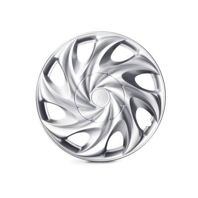 Winjet - Winjet CHB-T003-C-14 14" Universal Wheel Cover Hubcaps 4Pc Chrome