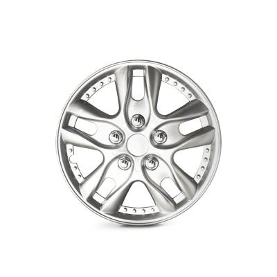 Winjet - Winjet CHB-5001-B-12 12" Universal Wheel Cover Hubcaps 4Pc Lacquer