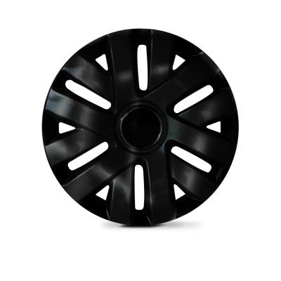 Winjet - Winjet CHB-5062-BL-16 16" Universal Wheel Cover Hubcaps 4PC Black