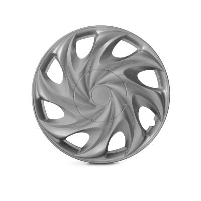 Winjet - Winjet CHB-T003-A-15 15" Universal Wheel Cover Hubcaps 4PC Silver