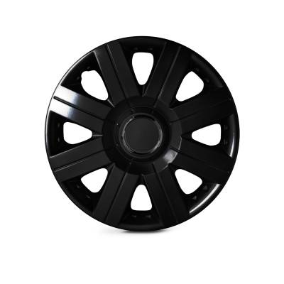 Winjet - Winjet CHB-5056-BL-15 15" Universal Wheel Cover Hubcaps 4Pc Black
