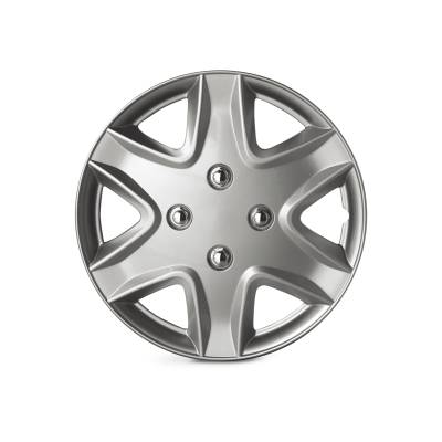 Winjet - Winjet CHB-5049-A-14 14" Universal Wheel Cover Hubcaps 4Pc Silver