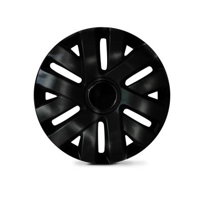 Winjet - Winjet CHB-5062-BL-15 15" Universal Wheel Cover Hubcaps 4PC Black