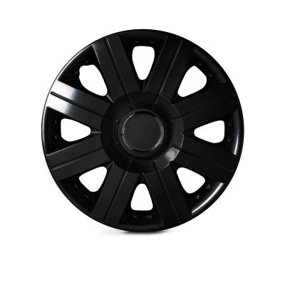 Winjet - Winjet CHB-5056-BL-16 16" Universal Wheel Cover Hubcaps 4Pc Black