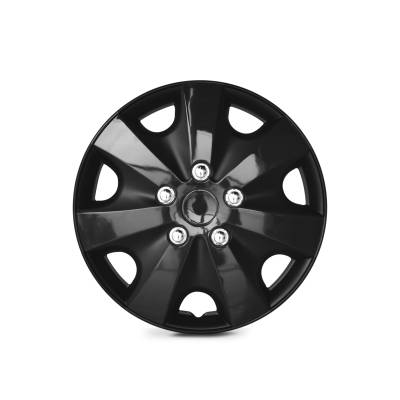 Winjet - Winjet CHB-5051-BL-13 13" Universal Wheel Cover Hubcaps 4Pc Black
