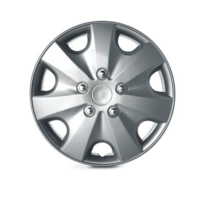 Winjet - Winjet CHB-5051-A-16 16" Universal Wheel Cover Hubcaps 4Pc Silver
