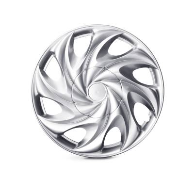 Winjet - Winjet CHB-T003-C-15 15" Universal Wheel Cover Hubcaps 4Pc Chrome