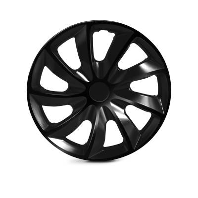 Winjet - Winjet CHB-5084-BL-16 16" Universal Wheel Cover Hubcaps 4PC Black