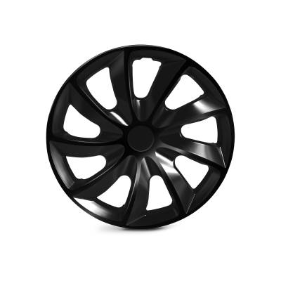 Winjet - Winjet CHB-5084-BL-14 14" Universal Wheel Cover Hubcaps 4PC Black