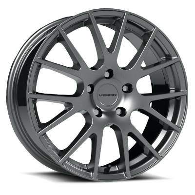 Vision Wheel - Vision Wheel 18 Hellion 15x6.5 4x4.5 38mm Gunmetal 18-5648GM38