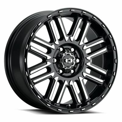 Vision Wheel - Vision Wheels 348-8873GBMF0 348 Nexus 18x8.5 5x5.0 0mm Gloss Black/Machined