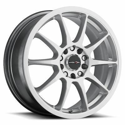 Vision Wheel - Vision Wheel 425 Bane 16x7 5x112/4.5 48mm Hyper Silver 425-6720HS48