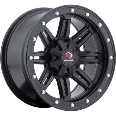 Vision Wheel - Vision Wheel 550 Five Fifty 12x7 4x115 2.5mm Matte Black 550-127115MB4