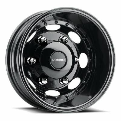 Vision Wheel - Vision Wheels 181Z7680MBR142 181Z Hauler 17x6.5 8x200 -143.35mm Matte Black