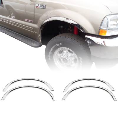 Putco - Putco 97216 Stainless Steel Fender Trim Kit for 99-07 Ford F250/F350 Super Duty