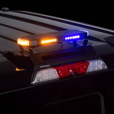 Putco - Putco 950216 TriHornet LED Stealth Rooftop Strobe Light Bar Amber/White/Blue 16"