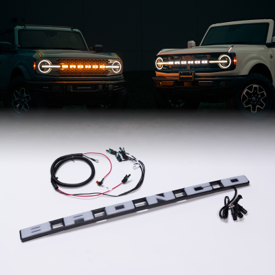 Putco - Putco 92851 Luminix LED Emblem for 21-25 Ford Bronco w/o Camera