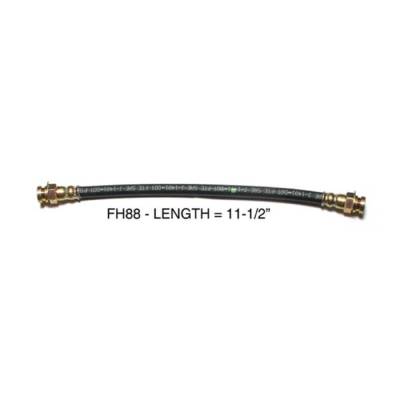 The Right Stuff Detailing - The Right Stuff Detailing FH88 Brake Hydraulic Hose Front for Dodge/Plymouth