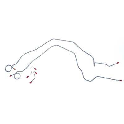 The Right Stuff Detailing - The Right Stuff FKT8601 Chevy/Pontiac Power Disc Brake Hydraulic Line Kit Front