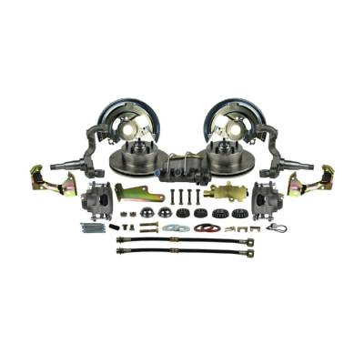 The Right Stuff Detailing - The Right Stuff Detailing AFXSD02C Chevy/Pontiac Brake Conversion Kit Front